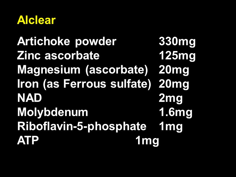 Alclear Artichoke powder  330mg         